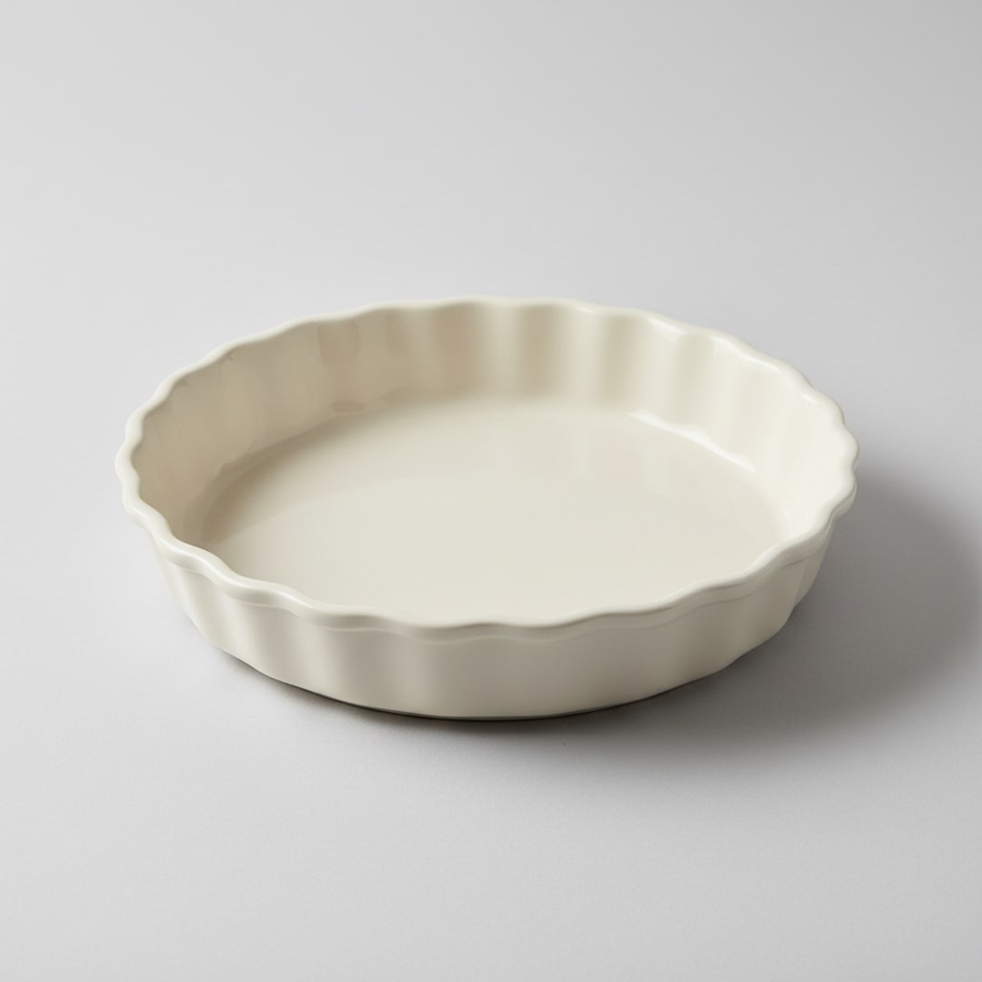 Ceramic Pie Dish, Fluted — Becker & Co